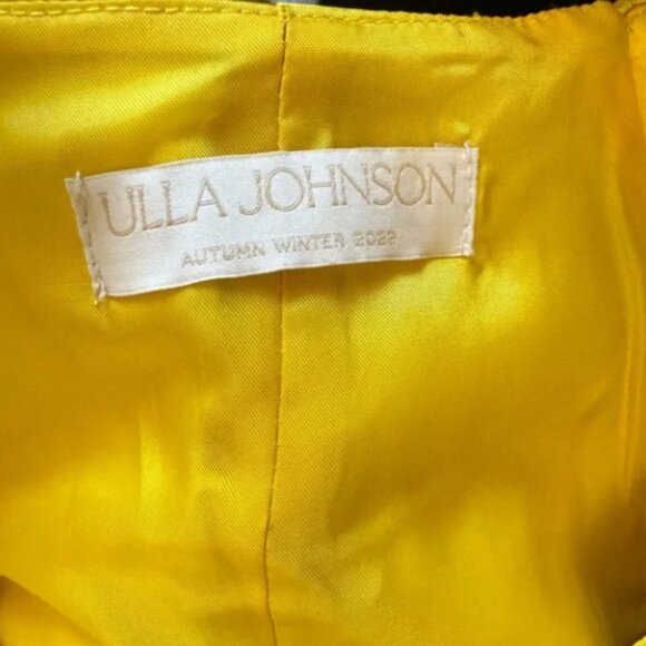 Ulla Johnson "Vera" Ruched Duchesse-Satin Top Size 4 - Picture 3 of 6